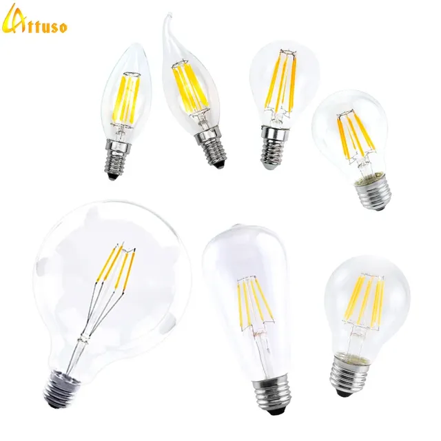 Ampoule LED 220V C35 A60 ST64 G80 G95 G125 lampe à LED…