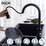 Robinet cuisine noir mat bec haut…