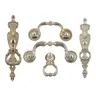 Poignées meubles antiques argent doré alliage zinc… – vue 2