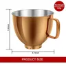 Bol mélangeur acier inoxydable 5QT compatible K45 KSM70… – vue 5
