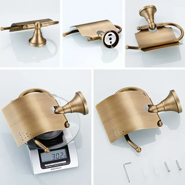 Accessoires de salle de bains en Bronze – vue 2