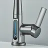 Mitigeur monotrou inox brossé bec coudé douchette… – vue 5