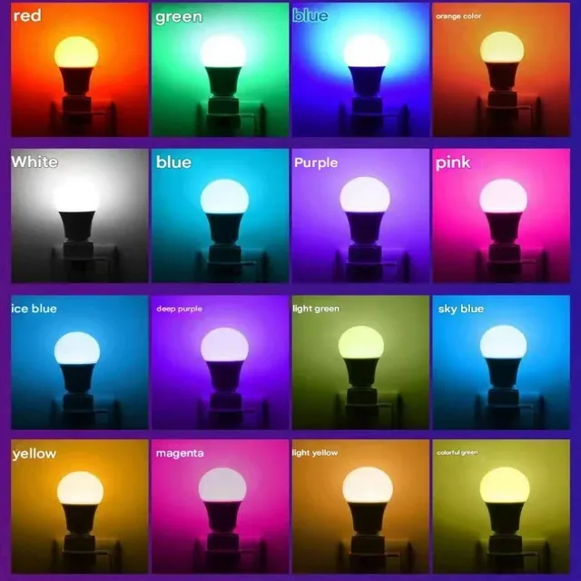 Ampoule à gradation colorée avec télécommande… – vue 4