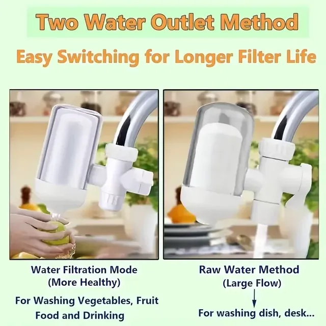 Purificateur filtre robinet eau charbon actif coquille… – vue 3