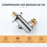 Robinet de douche mural à 3 voies – vue 4