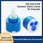 Robinet mitigeur à cartouche à disque en céramique, cartouche thermostatique, Valve à disque, cartouches en plastique et céramique Pp pour mélangeur 35/40Mm