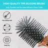 Ensemble de brosses de toilette avec support – vue 3