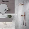 8/10/12 pouces ensemble de douche pluie or Rose mural… – vue 2