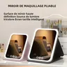 Miroir de maquillage LED à intensité variable – vue 2