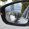 Petit miroir rond en verre haute définition monté sur… – vue 4