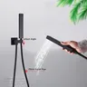 Robinet de douche dissimulé noir mat – vue 4