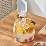 Distributeur boissons transparent borosilicate robinet… – vue 2