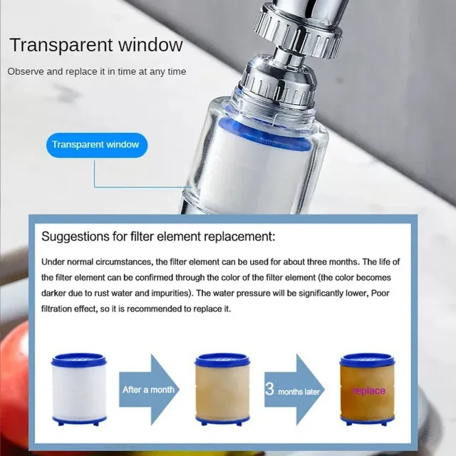 Élément de filtre à eau pour robinet – vue 2