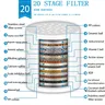 Filtre à charbon actif pour douche à haut rendement – vue 2