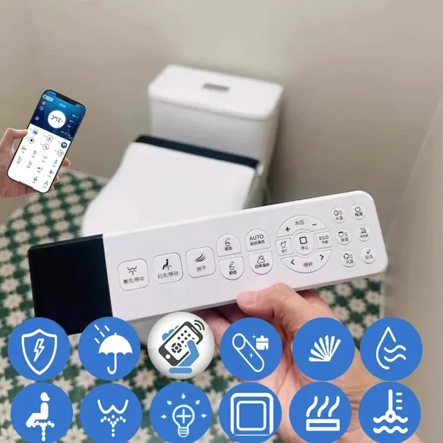 App intelligente siège de toilette Jet toilettes…