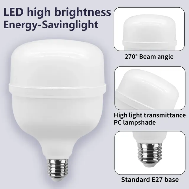 Ampoule LED 20W 30W 40W 50W lampe à LED AC 110V 220V… – vue 4