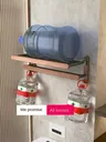 Étagère à serviettes de salle de bain en bois – vue 5