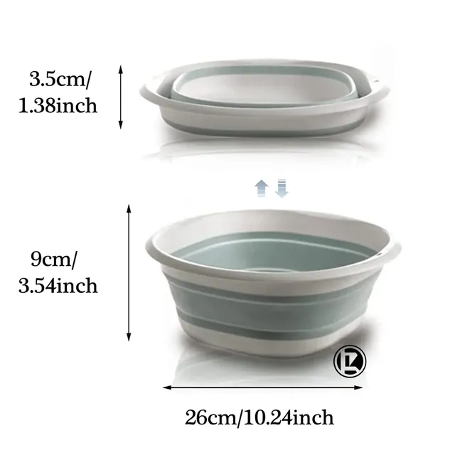 Lavabo carré pliable pour les mains – vue 2