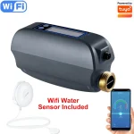 Tuya – vanne d&rsquo;arrêt intelligente WiFi, débitmètre d&rsquo;eau, batterie rechargeable intégrée pour tuyau DN20 de 3/4 pouces de diamètre