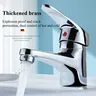 Robinet de lavabo monotrou en alliage de laiton – vue 3