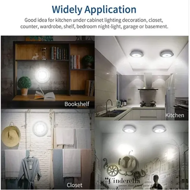 Lot six spots LED COB circulaires blanc mat diffuseur… – vue 2