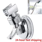 Support de pomme de douche universel réglable à 360 degrés, avec ventouse, support mural sans poinçonnage, accessoires de salle de bains