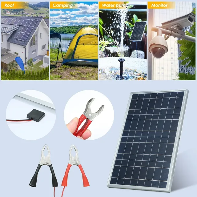 Panneau solaire 12V – vue 3
