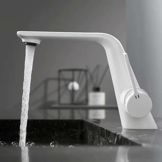 Robinet de lavabo de salle de bains moderne en laiton… – vue 2