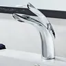 Robinet lavabo monocommande mitigeur cascade bec incurvé… – vue 6
