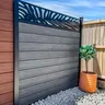 6x6ft cadre en aluminium WPC bois Composite panneaux de… – vue 1