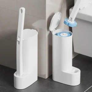 Brosse de nettoyage jetable pour toilettes et salle de bain, facile à installer, profitez d&rsquo;une expérience de nettoyage pratique et efficace