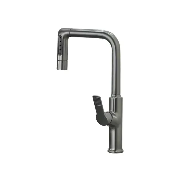 Robinet de cuisine gris pistolet – vue 6