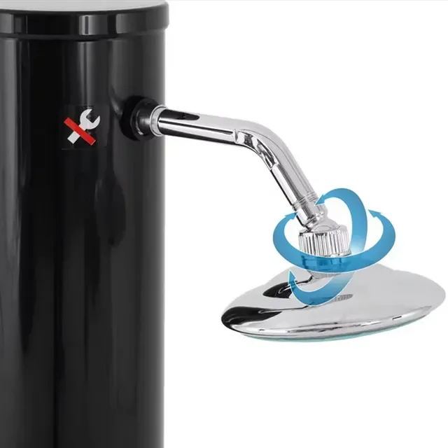 Pour colonne de douche solaire extérieure noire argentée – vue 3