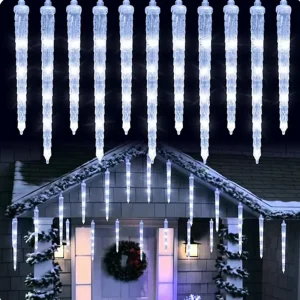 Éclairage extérieur étanche à LED, avant-toit, douche de météores, jardin, paysage, décorations de fête de Noël Éclairage extérieur étanche à LED, avant-toit, douche de météores, jardin, paysage, décorations de fête de Noël