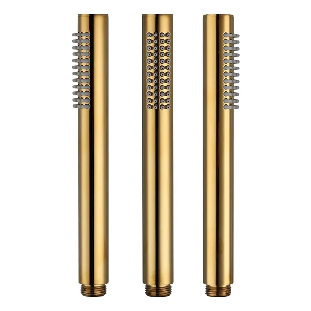 Brass Handheld Shower Head Set Brossé Golden Main Held… – vue 6