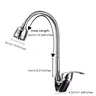 Robinet de lavabo de cuisine Flexible rotatif à 360 degrés – vue 4