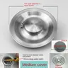Filtre grille évier acier inoxydable 304 argent poli… – vue 3