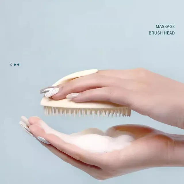 Brosse shampooing massage cuir chevelu silicone souple… – vue 5