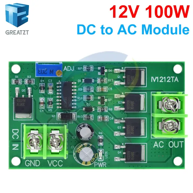 Transformateur d'onduleur de puissance 100W DC-AC DC 12V… – vue 5
