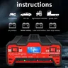 Chargeur de batterie pour voiture avec écran LCD – vue 2