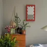 Miroir rectangulaire en bois massif – vue 3