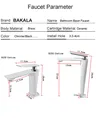 Mitigeur lavabo haut surélevé contemporain minimaliste… – vue 7