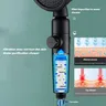 Pommeau douche pressurisé noir mat ergonomique bouton… – vue 3