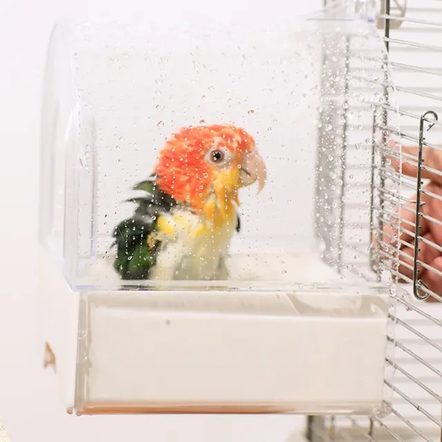 Baignoire de bain pour oiseaux en acrylique – vue 2
