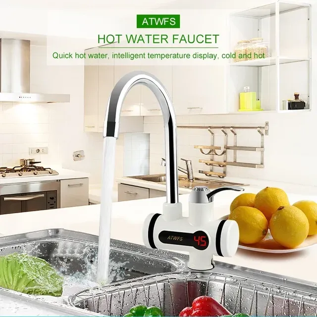 Mitigeur robinet électrique instantané cuisine bec col… – vue 3