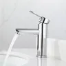 Mitigeur lavabo monocommande acier inoxydable chrome… – vue 2