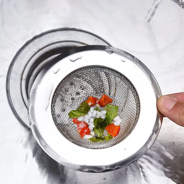 Filtre de vidange pour évier de cuisine en acier…