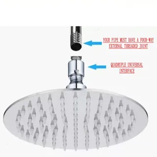 Pommeaux de douche cascade Ultra-fins en acier inoxydable