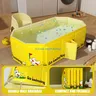 Baignoire pliable bébé PVC compacte rangement portable… – vue 5