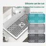 Tapis d'évier de cuisine en Silicone avec trous de… – vue 6